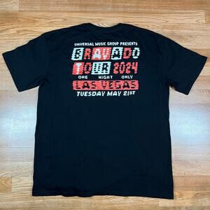 Bravado Tour 2024 One Night Las Vegas T Shirt Black Men’s Sz 2XL New